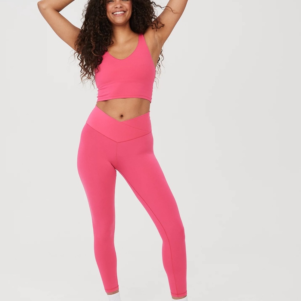 Pink aerie leggings